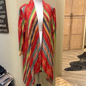 Colorful Striped Women's Blazer